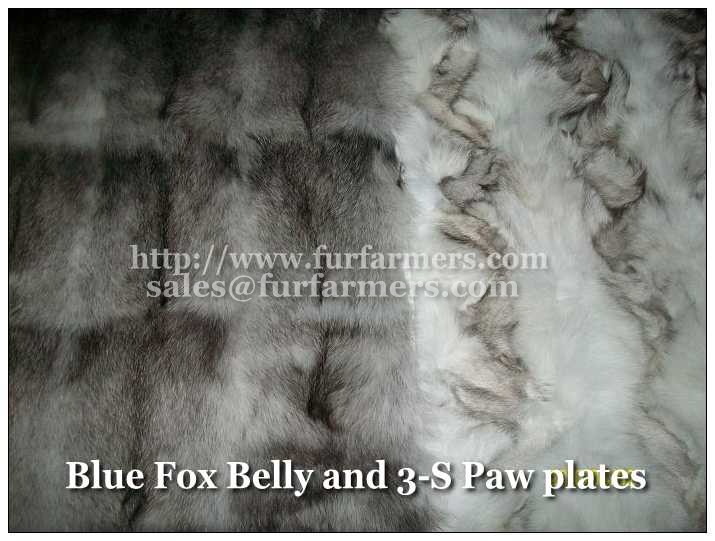 Fur Scrap Plates of Various Articles